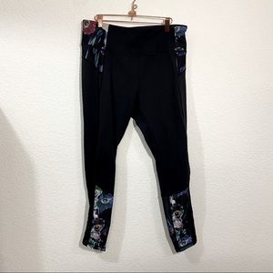 CALIA floral and black leggings